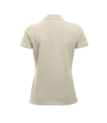 Clique Womens/Ladies Marion Polo Shirt (Light Khaki)
