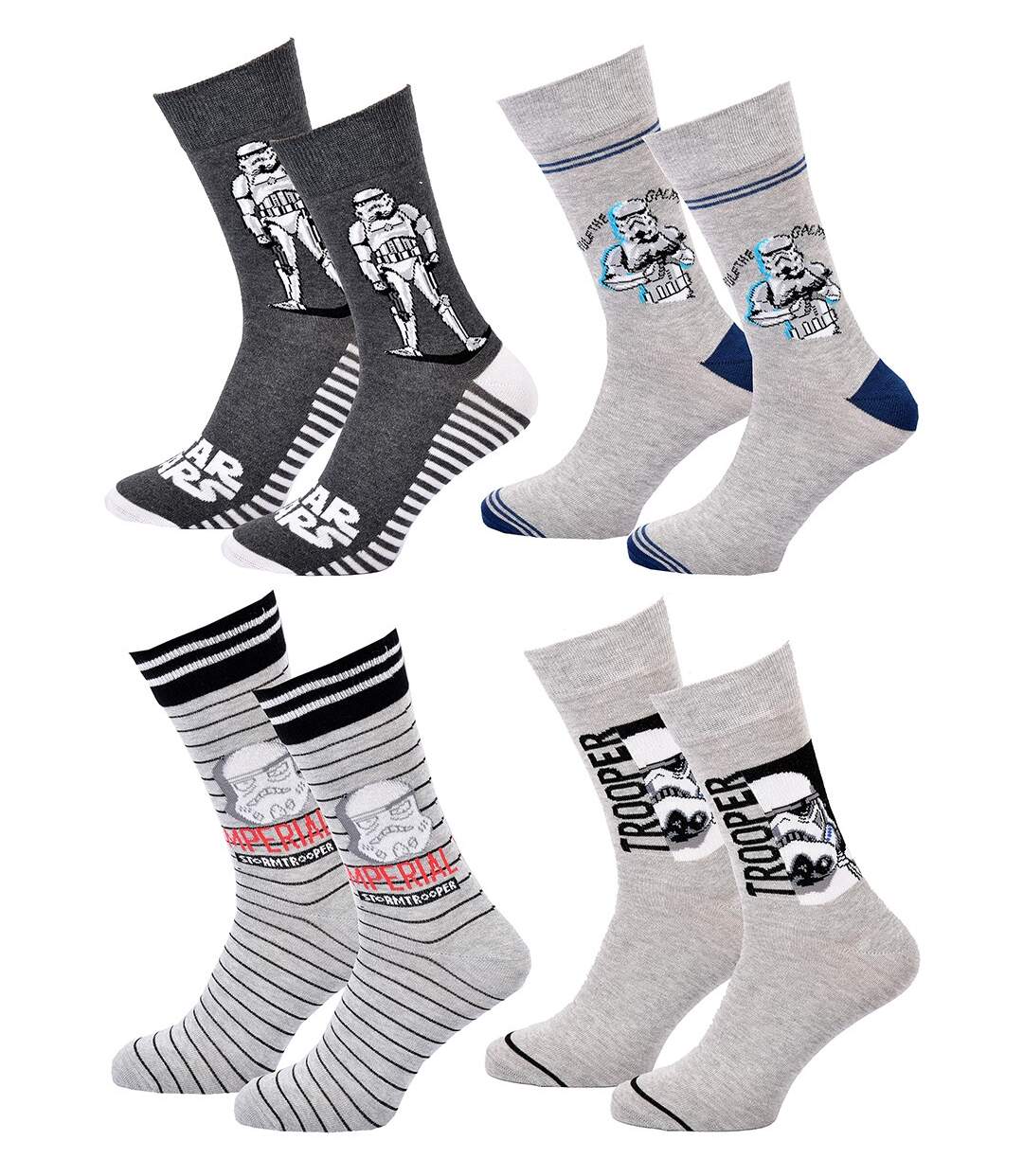 Chaussettes Star Wars Pack de 4 Paires