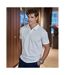 Tee Jays Mens Stretch V Neck Polo Shirt (White) - UTPC5194
