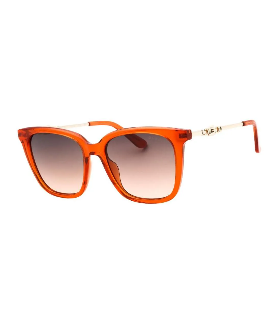 Unisex Adult Sunglasses One Size Gold Orange Guess-2