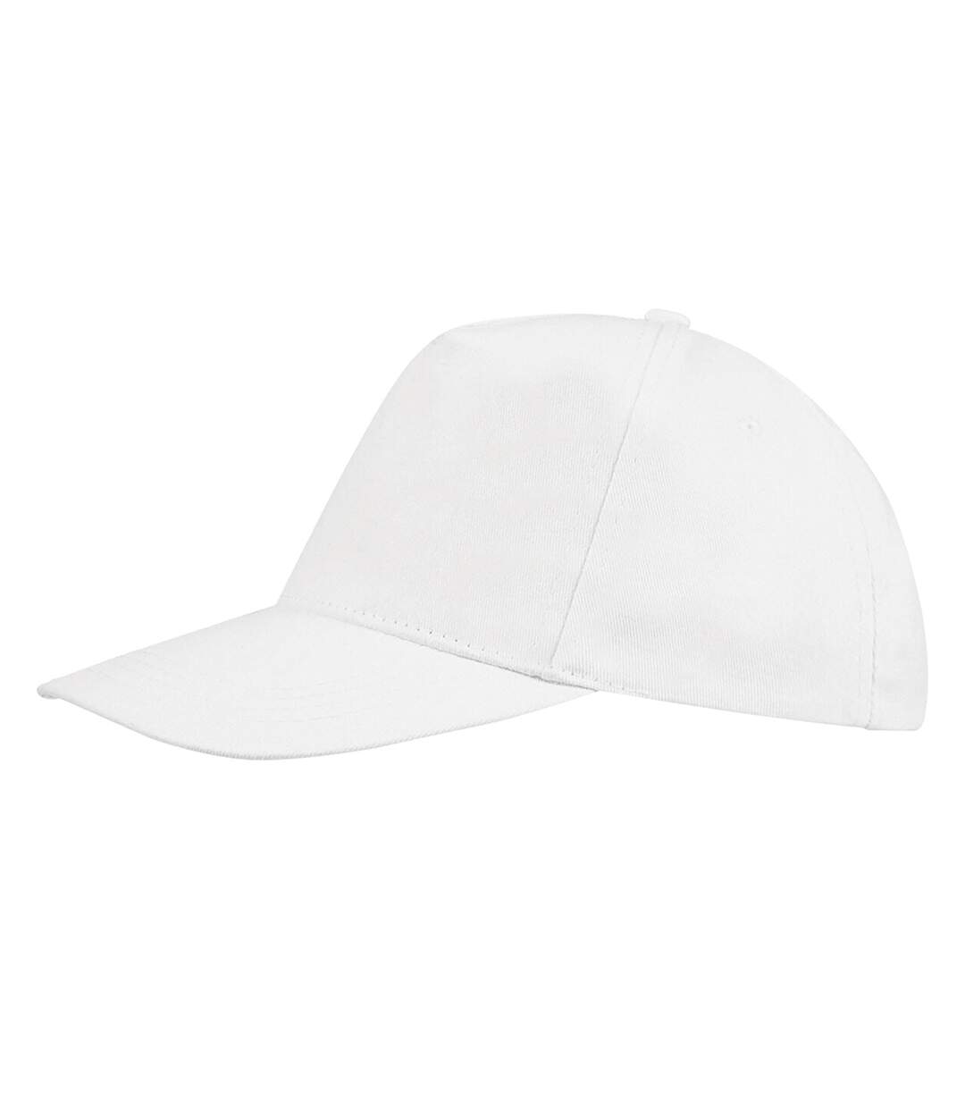 SOLS Unisex Buzz 5 Panel Baseball Cap (White) - UTPC370-3