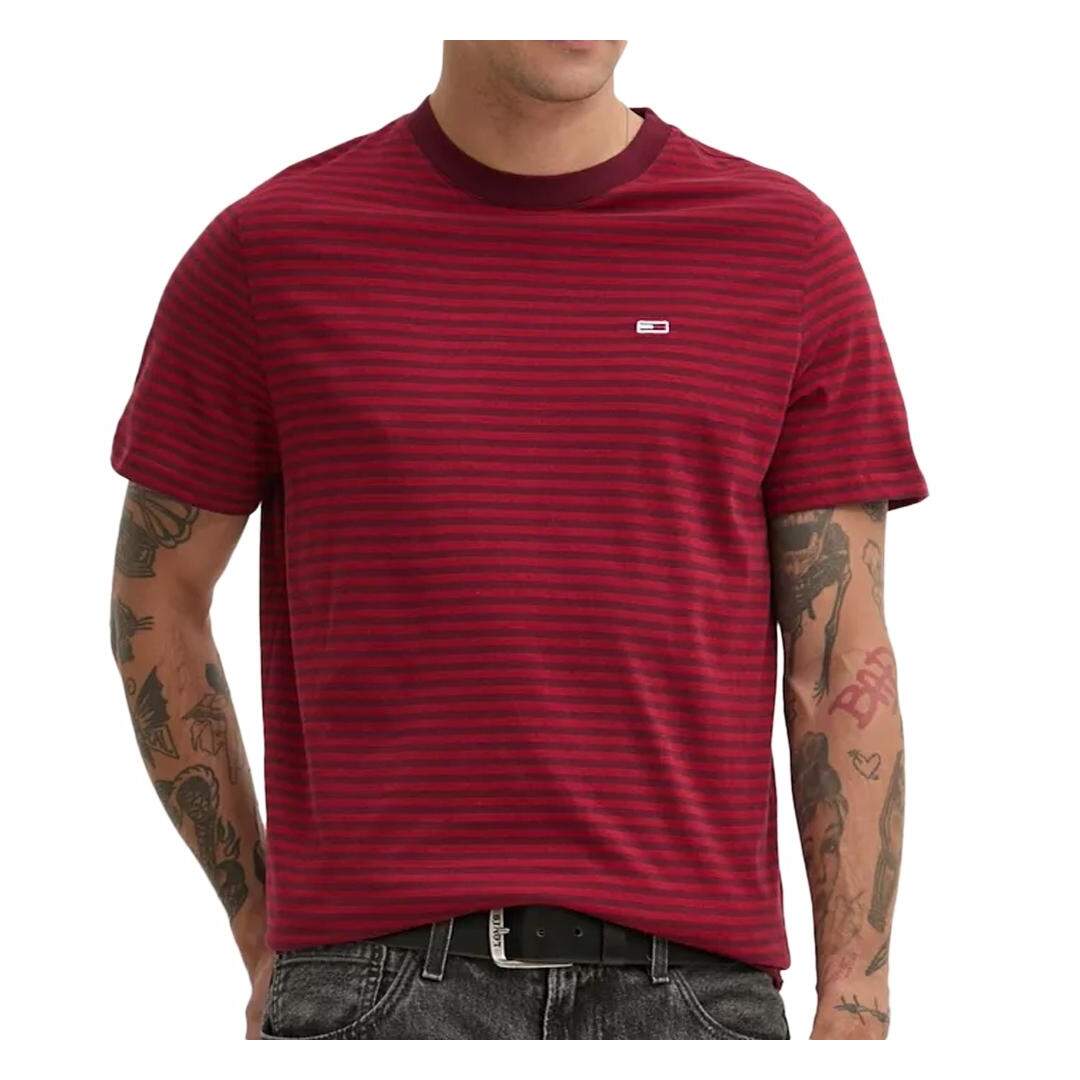 T-shirt Rouge Homme Tommy Hilfiger Entry - L-1