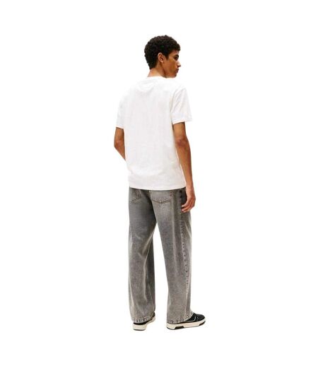 Unisex Adult Cotton Regular T-shirt Ecru Tommy Jeans