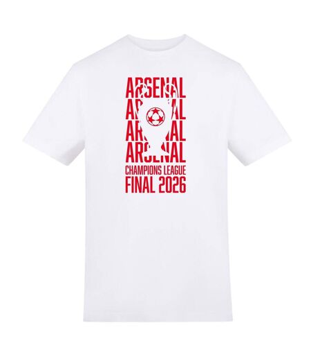 Mens Arsenal Champions League T-shirt White AWD