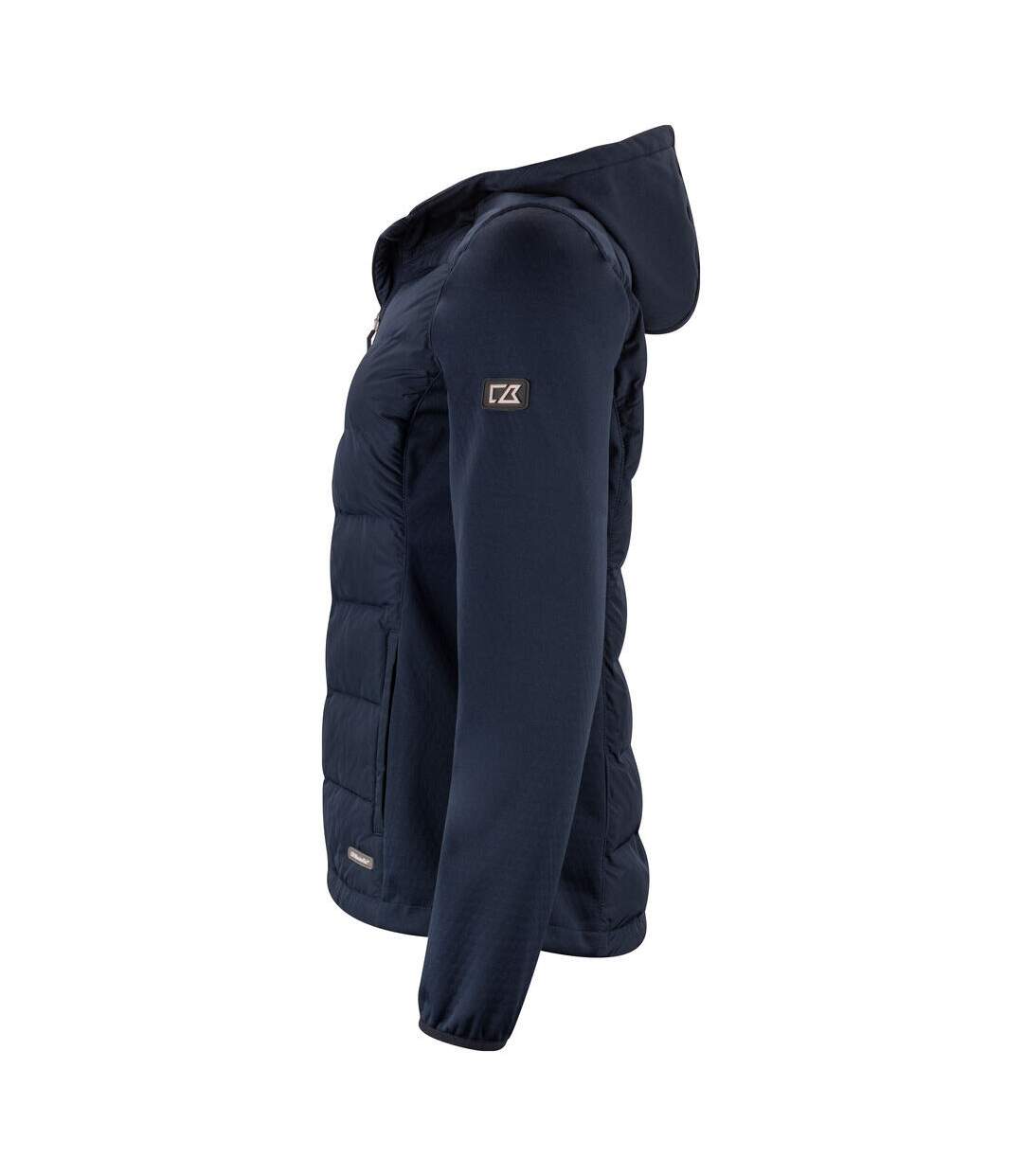 Womens/ladies Oak Harbor Jacket Dark Navy Cutter & Buck-3