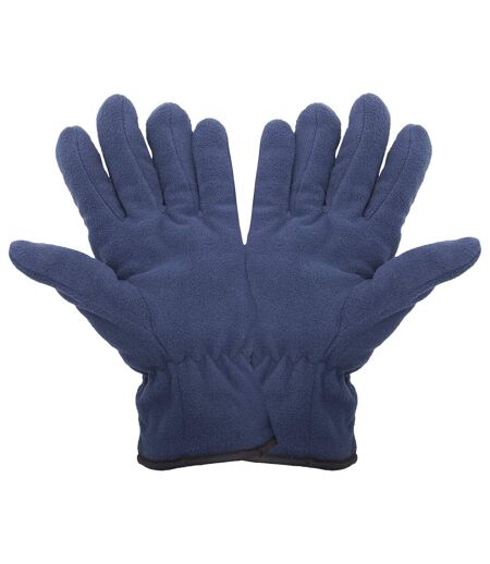 FLOSO Mens Thinsulate Winter Thermal Fleece Gloves (3M 40g) (Navy) - UTGL138