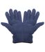 FLOSO Mens Winter Thermal Fleece Gloves (3M 40g) (Navy)
