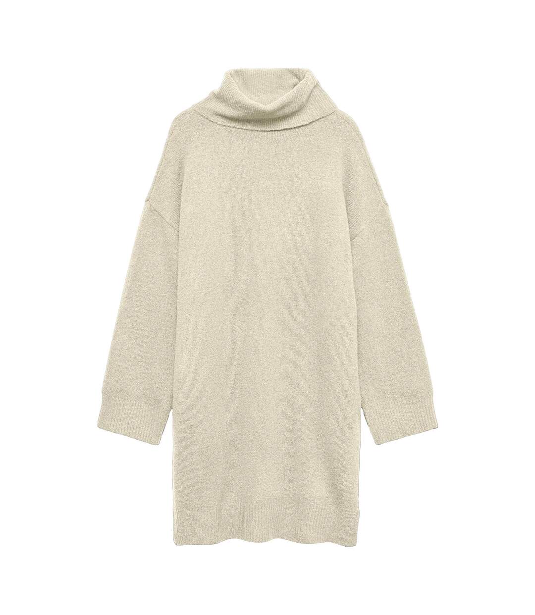 Robe-pull Femme Blanc Cassé Vero Moda-2