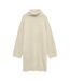 Robe-pull Femme Blanc Cassé Vero Moda-2