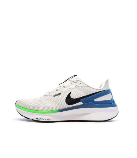 Chaussures de running blanc/bleu homme nike air zoom structure 25