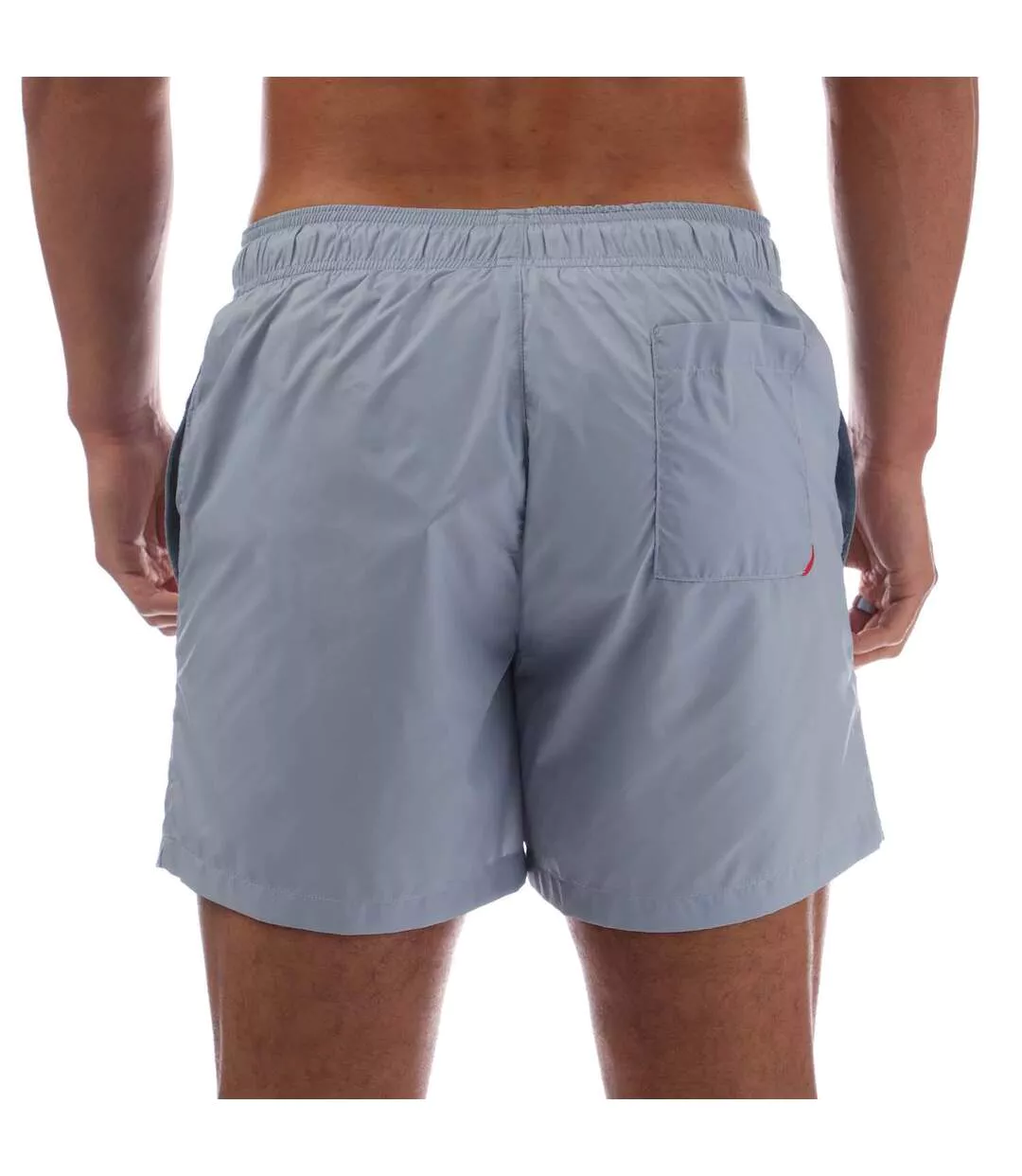 Short De Bain Style Logo Contrasté Haiti Homme Bleu Hugo-2
