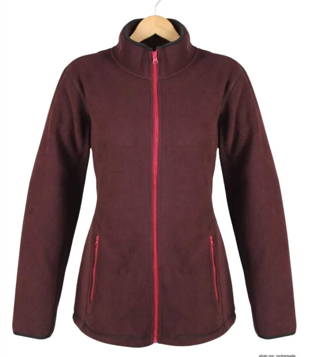 Veste Polaire Femme Balkan1 Bordeaux - Ultra Chaude (Mayflower)-2