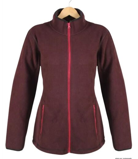 Veste Polaire Femme Balkan1 Bordeaux - Ultra Chaude (Mayflower)