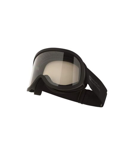 Unisex adult ski goggles one size black Mountain Warehouse