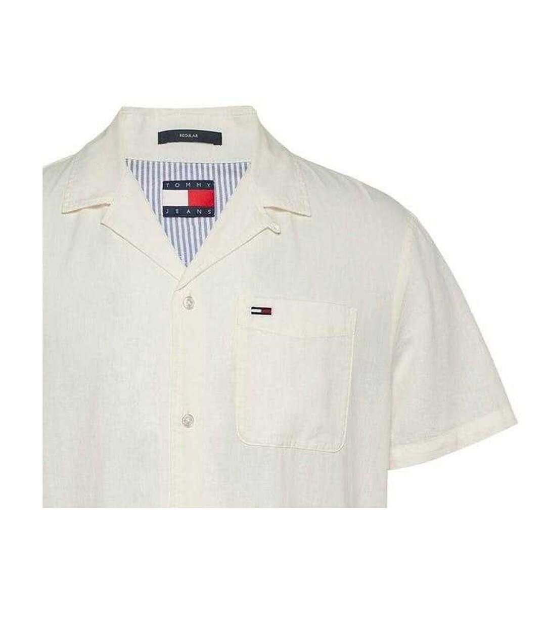 Chemise Motif/style Logo Homme Écru Tommy Jeans-2