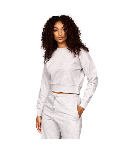 Sweat court catalina femme gris chiné Juice Juice