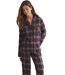 Pyjama pantalon chemise manches longues PLAID Selmark