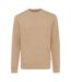 Unisex adult denali recycled cotton undyed sweatshirt heather brown Iqoniq-1