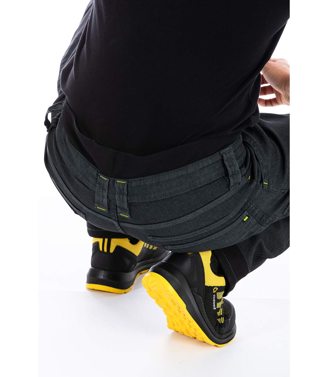 Pantalon multi-poches à ceinture haute dans le dos WELLER2-5