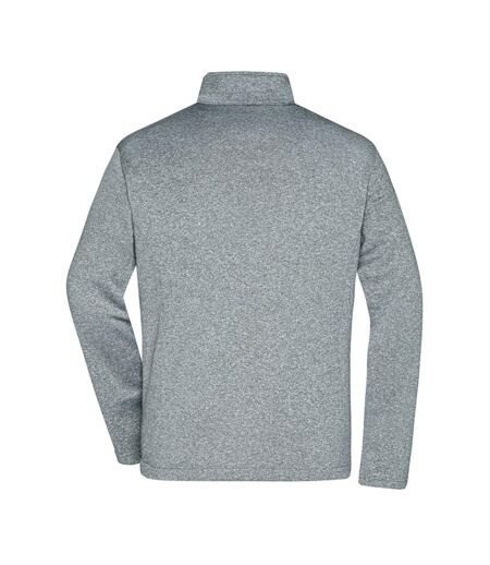 Veste Softshell Homme Bleu Roi Foncé Chiné James And Nicholson