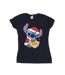 Disney T-shirt en coton Femmes/Ladies Lilo And Stitch Christmas Love Biscuit (Bleu marine) - UTBI25632-1