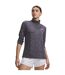Womens/ladies Tech Textured Half Zip Top Midnight Navy Under Armour-4