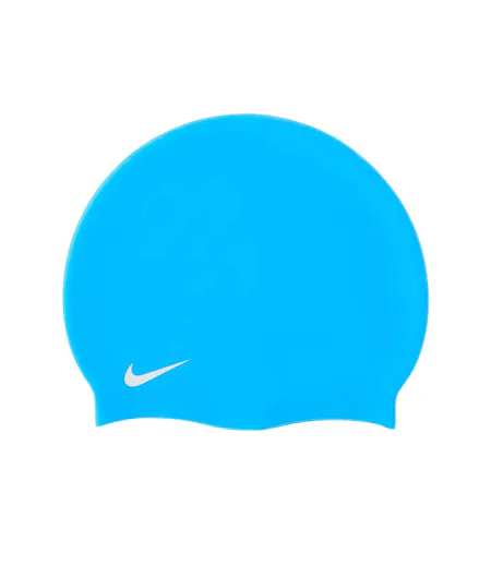 Bonnet De Bain Motif/style Swoosh Adulte Bleu Nike