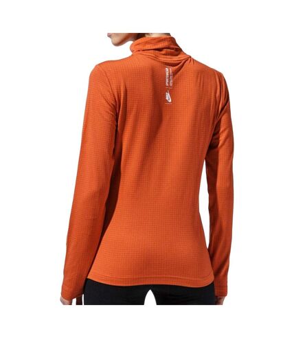 T-shirt Manches Longues Orange Femme Nike Mocku - L