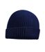 Bonnet Bleu Marine Oxford Beechfield-1