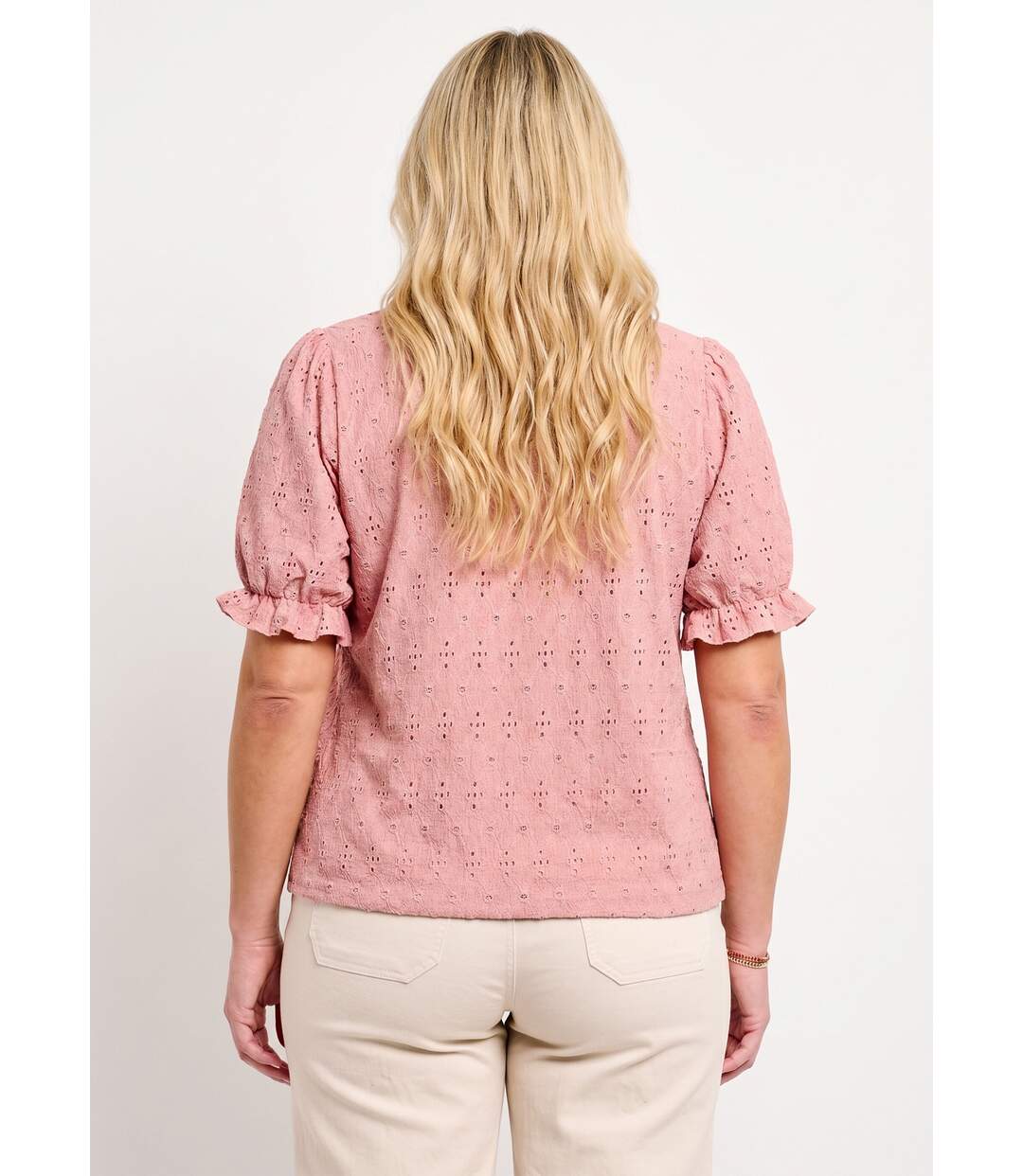 T-shirt cache-coeur blousant broderie-2