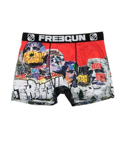 Boxer rouge/noir à impriméshomme freegun vib - l