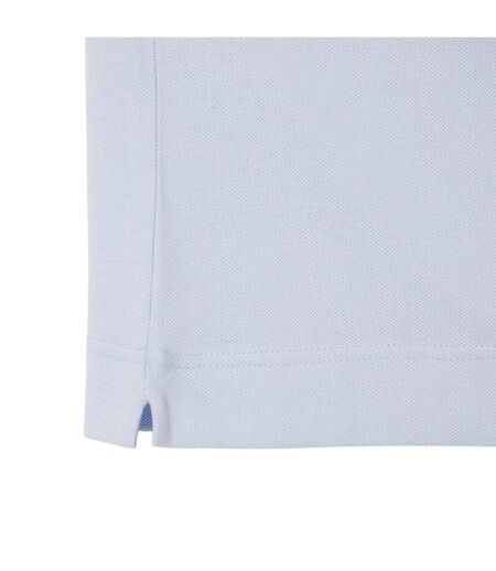 Mens Smart Paris Pique Stretch Regular Polo Shirt Blue Lacoste