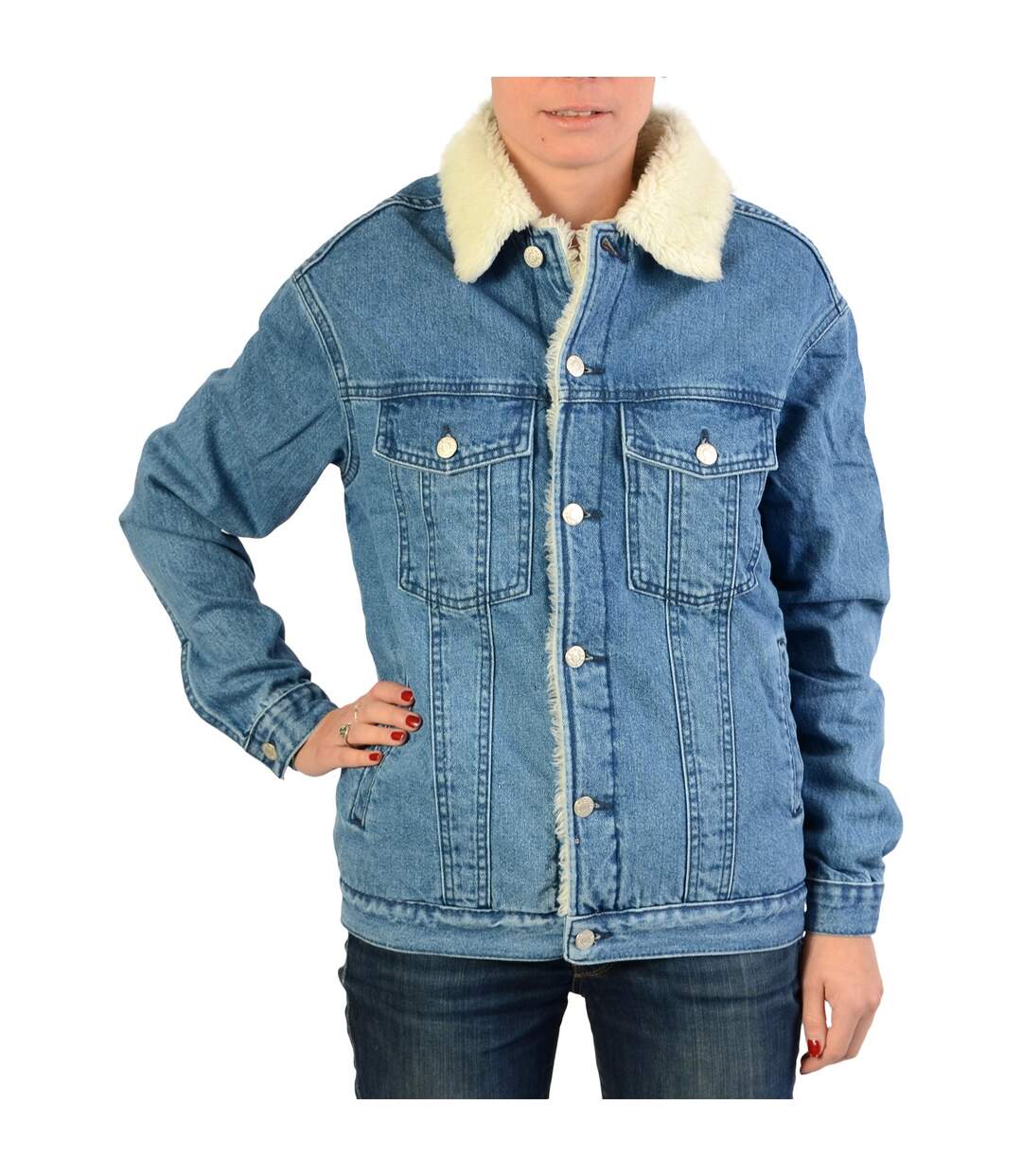 Veste NA-KD Denim-1