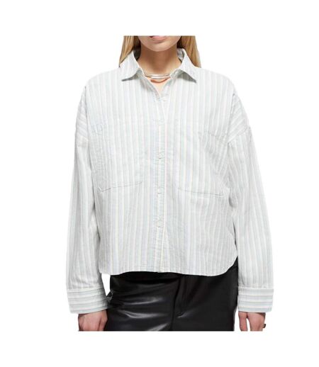 Chemise blanches/bleu femme vans antica
