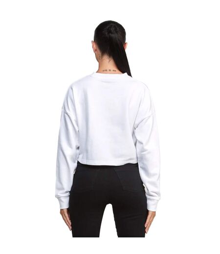 Sweat court varsity femme blanc SikSilk