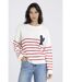 Pull Marif Blanc/Rouge-1