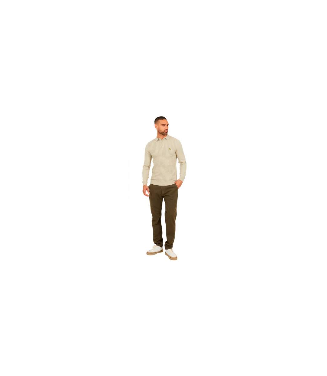Mens Dillinger Knitted Long-sleeved Jumper Barley Brave Soul-1