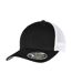 Unisex adult 110 mesh two tone cap black/white Flexfit-1