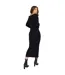 Robe Pull Motif/style Mi-longue Femme Noir Be You-2