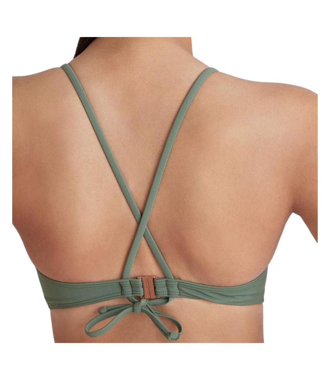 Haut de maillot de bain vert femme o'neill baay-3