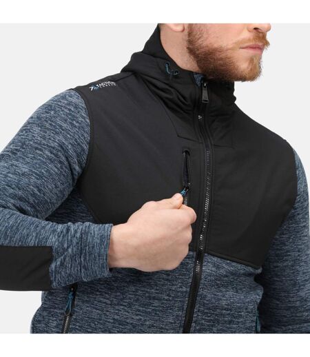 Mens Jacket Blue Wing Marl Black Regatta Professional