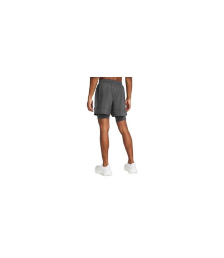 Mens Launch Running Shorts Pitch Grey Under Armour