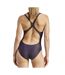 Maillot de bain violet femme adidas 3 bars-2