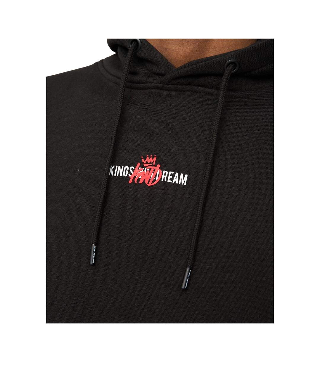 Mens Built Hoodie Black Kings Will Dream-4