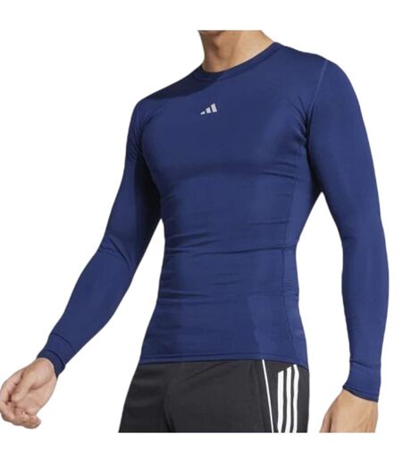 T-shirt Manches Longues Techfit Homme Bleu Marine Adidas