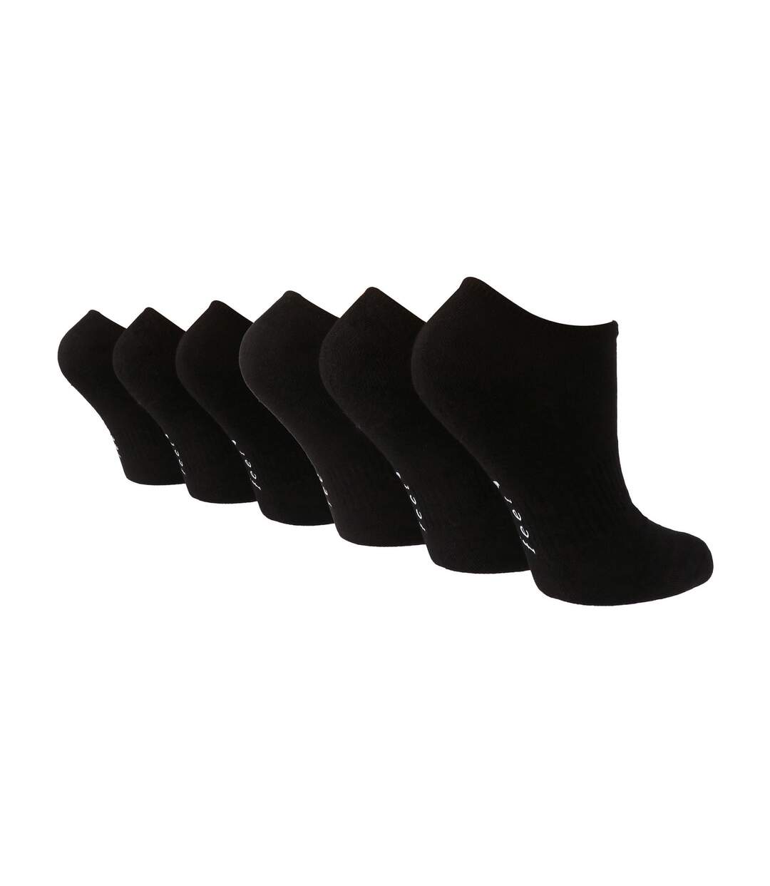 6 Pack Ladies Bamboo Sport Trainer Socks: Low Cut, Cushioned, Athletic Socks-1