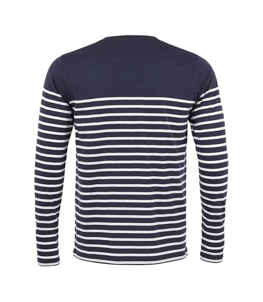 T-shirt Matelot Homme Bleu Marine Français Blanc SOLS-2