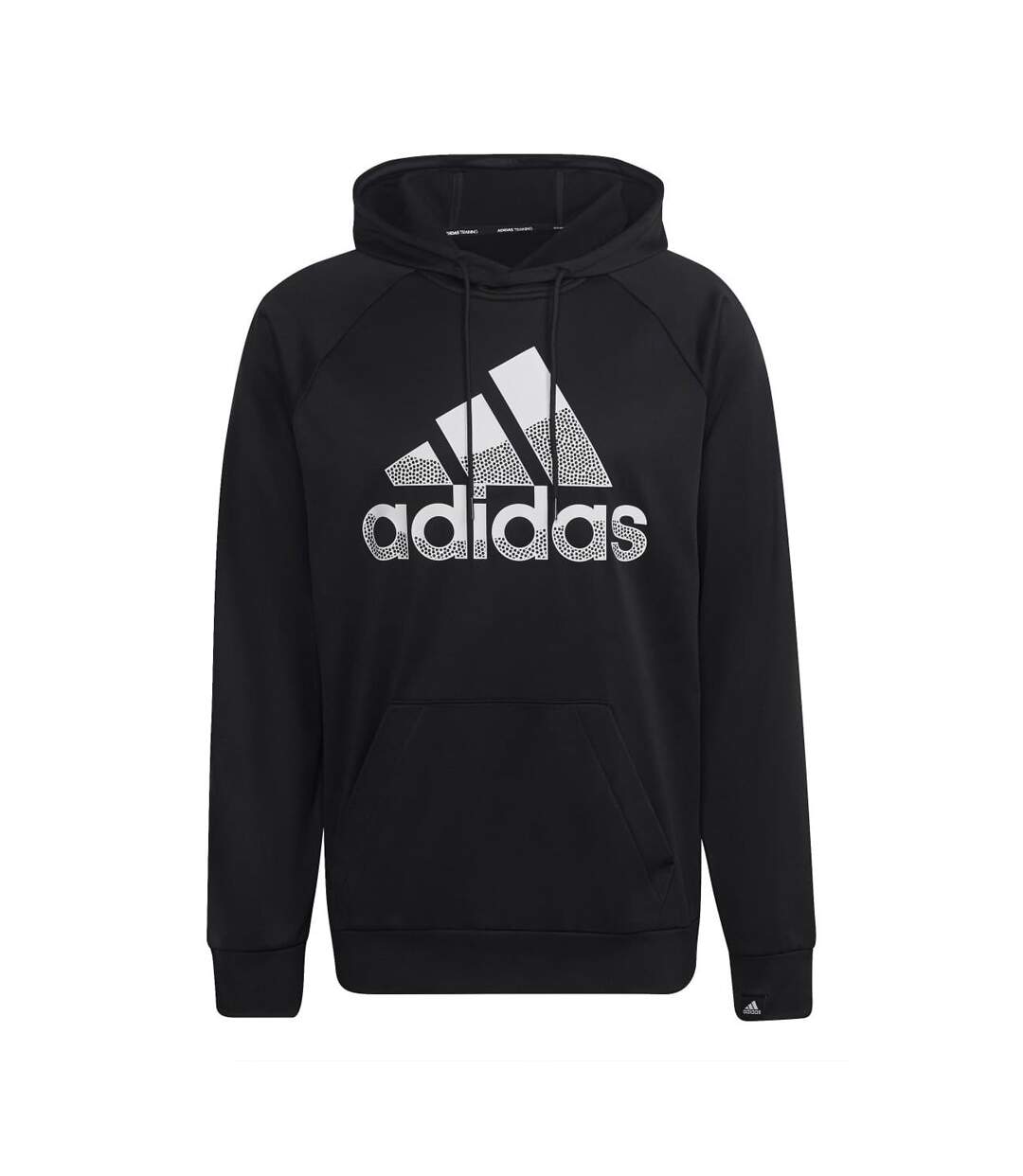 Mens Game And Go Big Logo Aeroready Hoodie Black Adidas-1
