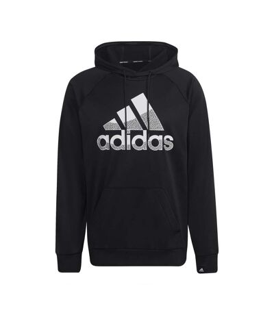 Mens Game And Go Big Logo Aeroready Hoodie Black Adidas