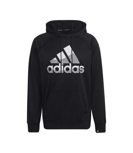 Mens Game And Go Big Logo Aeroready Hoodie Black Adidas